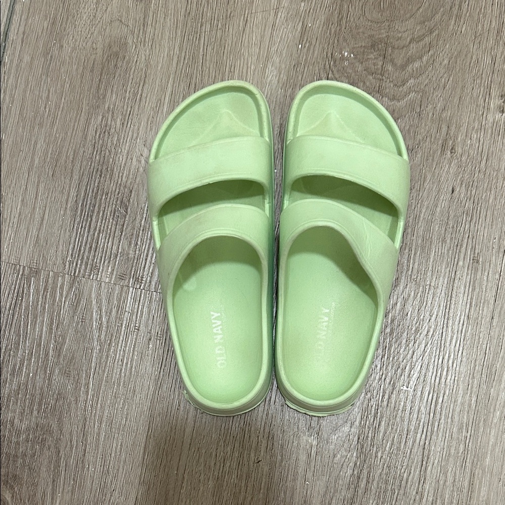 Old Navy Light Green Kids Sandals